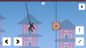 Ninja Rope: Swinging Game Screenshot 3