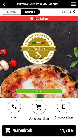 Pizzeria Bella Italia Screenshot 0