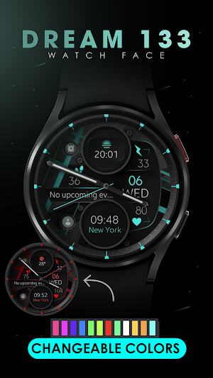 Dream 133 analog watch face Screenshot 1