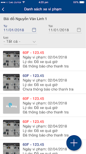 My Parking - Phân hệ bảo vệ Screenshot 1