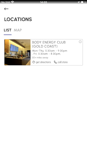 Body Energy Club Screenshot 1