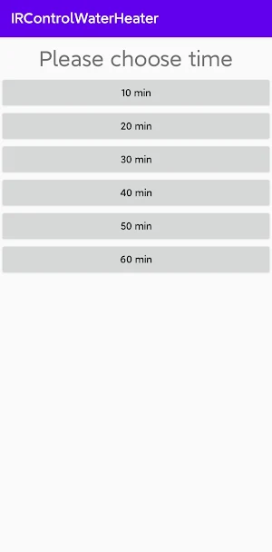 IRControlWaterHeater Screenshot 3