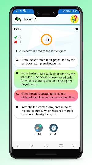 PRO Hawker-400 Type EXAM Prep. Screenshot 3