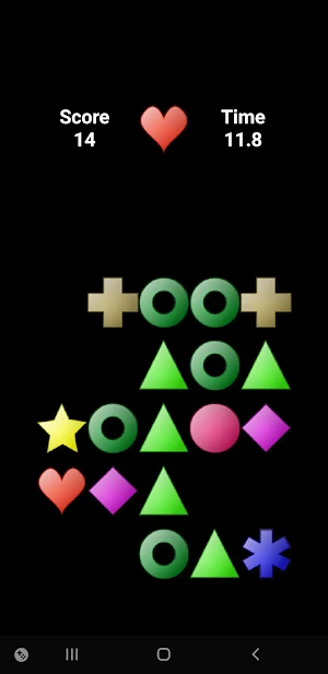 20 Second Tap the Shapes Fast Screenshot 2