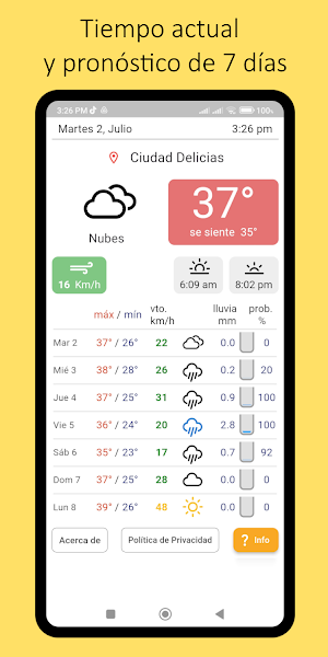 El Tiempo Screenshot 0