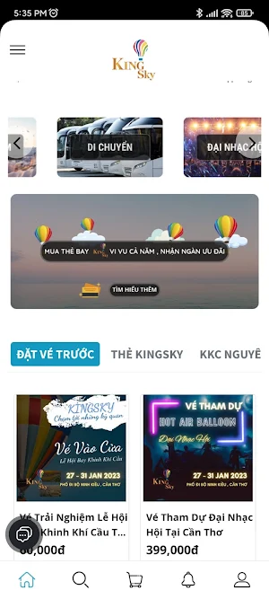 King Sky - Khinh Khí Cầu Screenshot 1