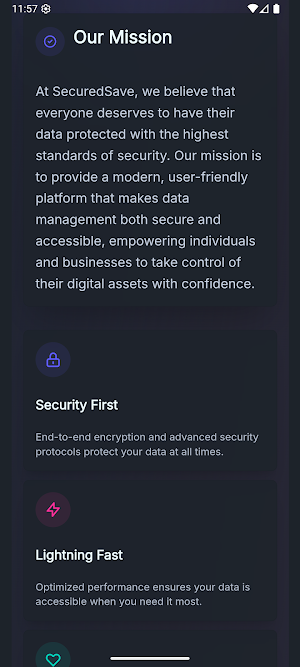 SecuredSave Screenshot 2