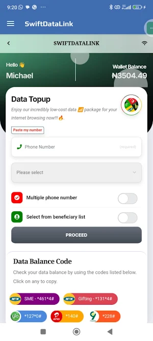 SwiftDataLink Screenshot 1