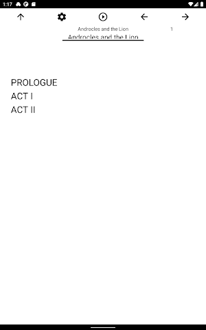 Book, Androcles and the Lion Screenshot 2
