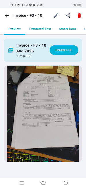 Docvia: AI Document Scanner Screenshot 3