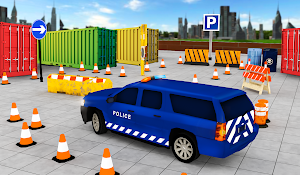 Police Parking School 3D- Cars Screenshot 1