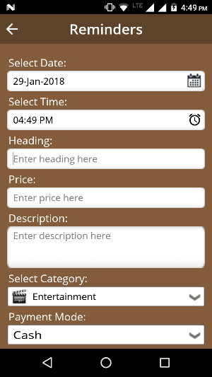 Credit Debit - Account Manager Screenshot 2