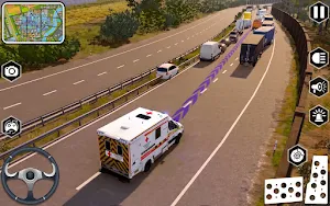 Emergency Ambulance Driving 3D Screenshot 2