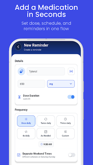 DoseBuddy: Medication Reminder Screenshot 1