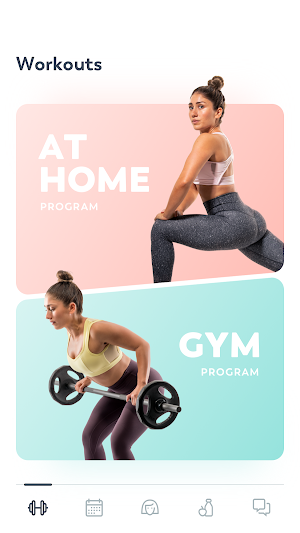 StrongHer: Free Workout App For Women 🏃‍♀️ Screenshot 0