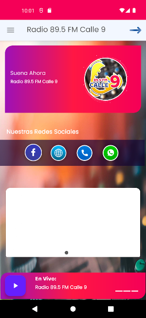 Radio 89.5 FM Calle 9 Screenshot 1