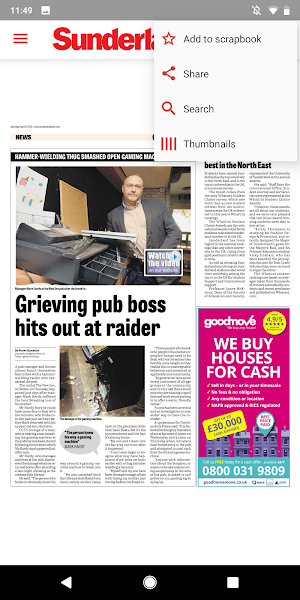 The Sunderland Echo Newspaper Screenshot 3