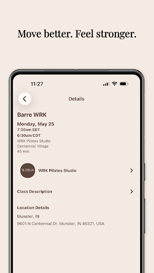 WRK Pilates Studio Screenshot 3