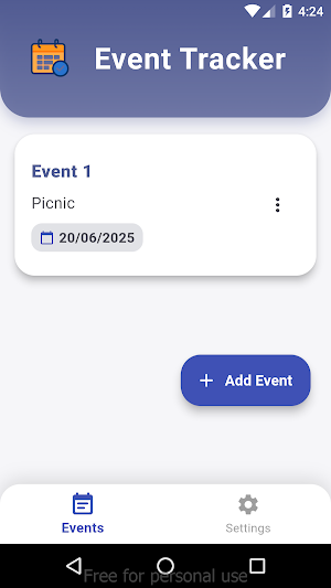 Event Tracker Screenshot 3