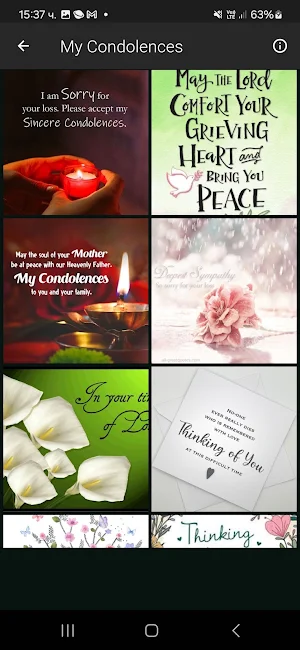 My Condolences Screenshot 0