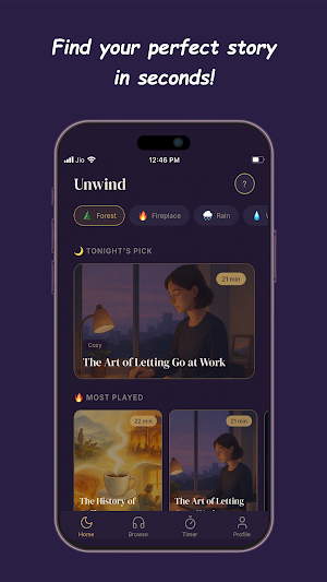 Unwind - Stories for Sleep Screenshot 0