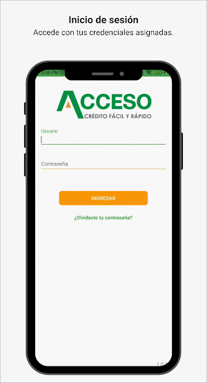 Acceso Financiero Clientes SV Screenshot 0