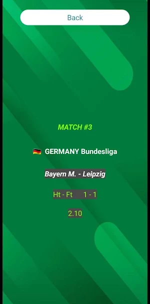 Ht-Ft Single odds Screenshot 2
