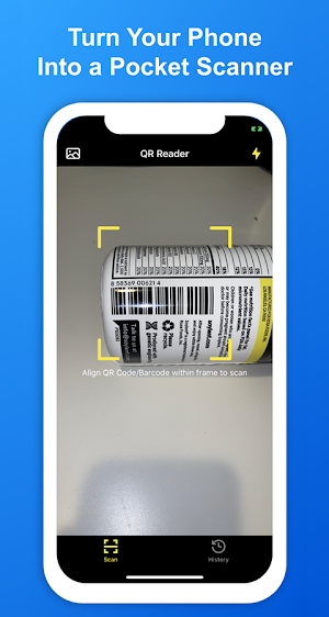 qr code scanner - qr and barcode generator Screenshot 1