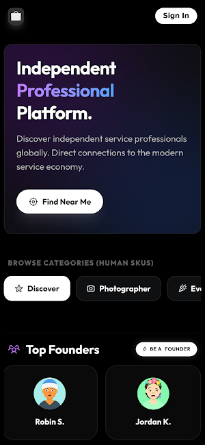 JustBAU: Digital Business Card Screenshot 0