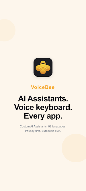 VoiceBee: AI Voice Keyboard Screenshot 0