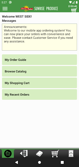 Sunrise Produce Checkout App Screenshot 0