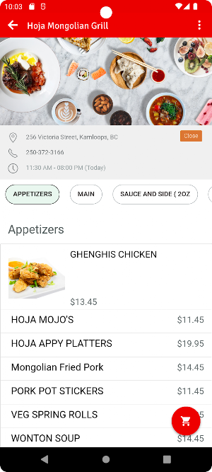 Hoja Mongolian Grill Screenshot 1