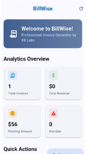 BillWise: Invoice Maker Screenshot 0