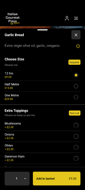 Italian Gourmet Pizza byDivino Screenshot 3