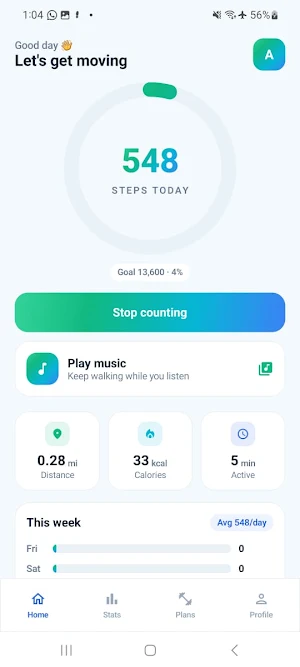 Pedometer Step Tracker Screenshot 2