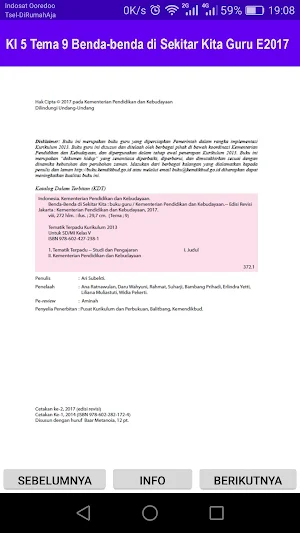 Kl 5 Tema 9 Benda-benda di Sekitar Kita Guru E2017 Screenshot 1