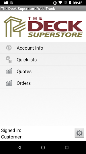 Deck Superstore Web Track Screenshot 0