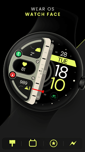 Dream 158 Digital Watch Face Screenshot 1