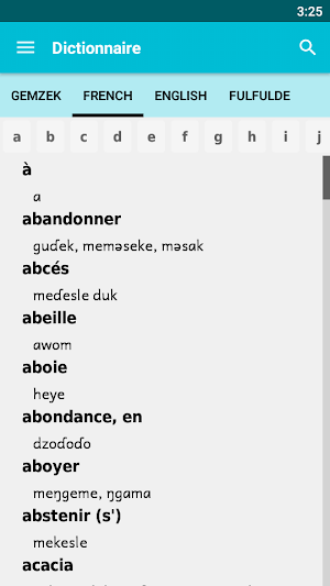 Gemzek Dictionary Screenshot 1