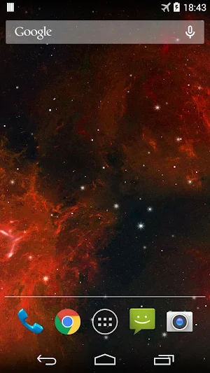 Galaxy Nebula Live Wallpaper Screenshot 1
