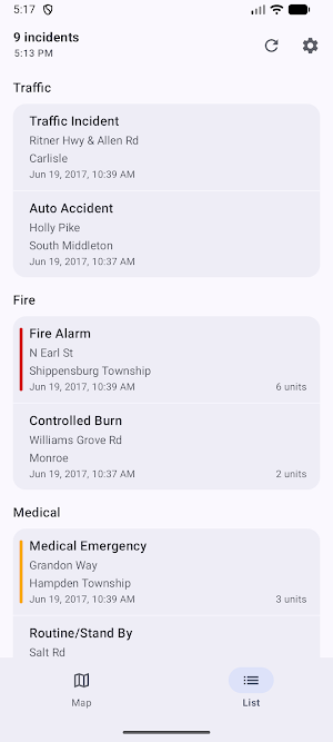 Cumberland Incidents Screenshot 1