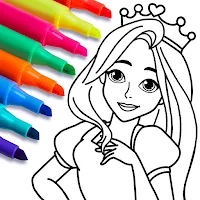 Girls Coloring Games for Kids