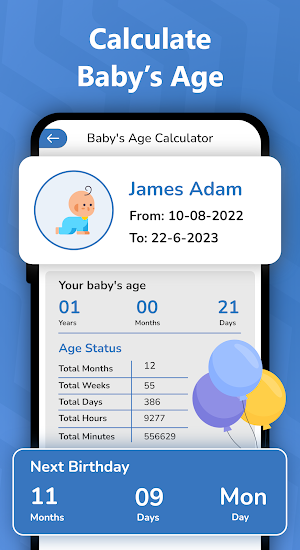 Age Calculator - Date of Birth Screenshot 1