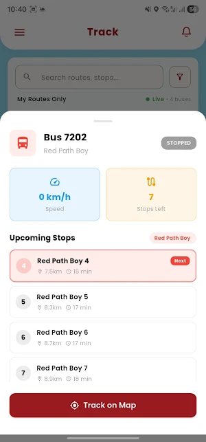 Mwasalat Shuttle Screenshot 2