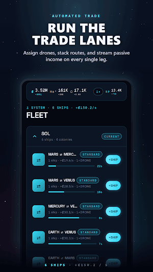 Stellar Dominion: Idle Galaxy Screenshot 2