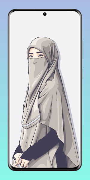 Aesthetic Hijab Wallpaper 4K Screenshot 1