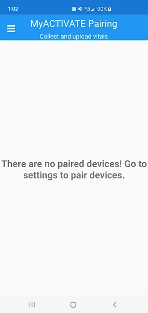 MyACTIVATE Pairing Screenshot 0