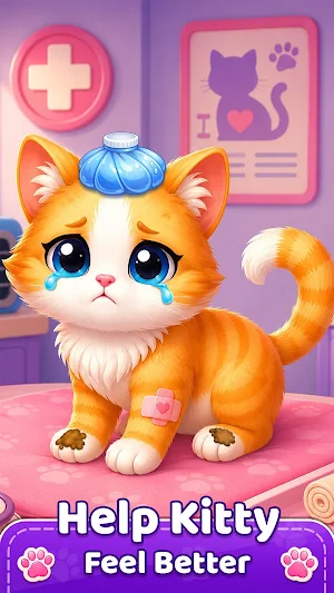 Kitty Cat Daycare Salon Games Screenshot 1