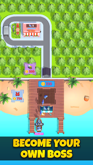 Idle Seafood City Screenshot 1