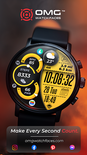 OMG 289 - Digital Watch Face Screenshot 2